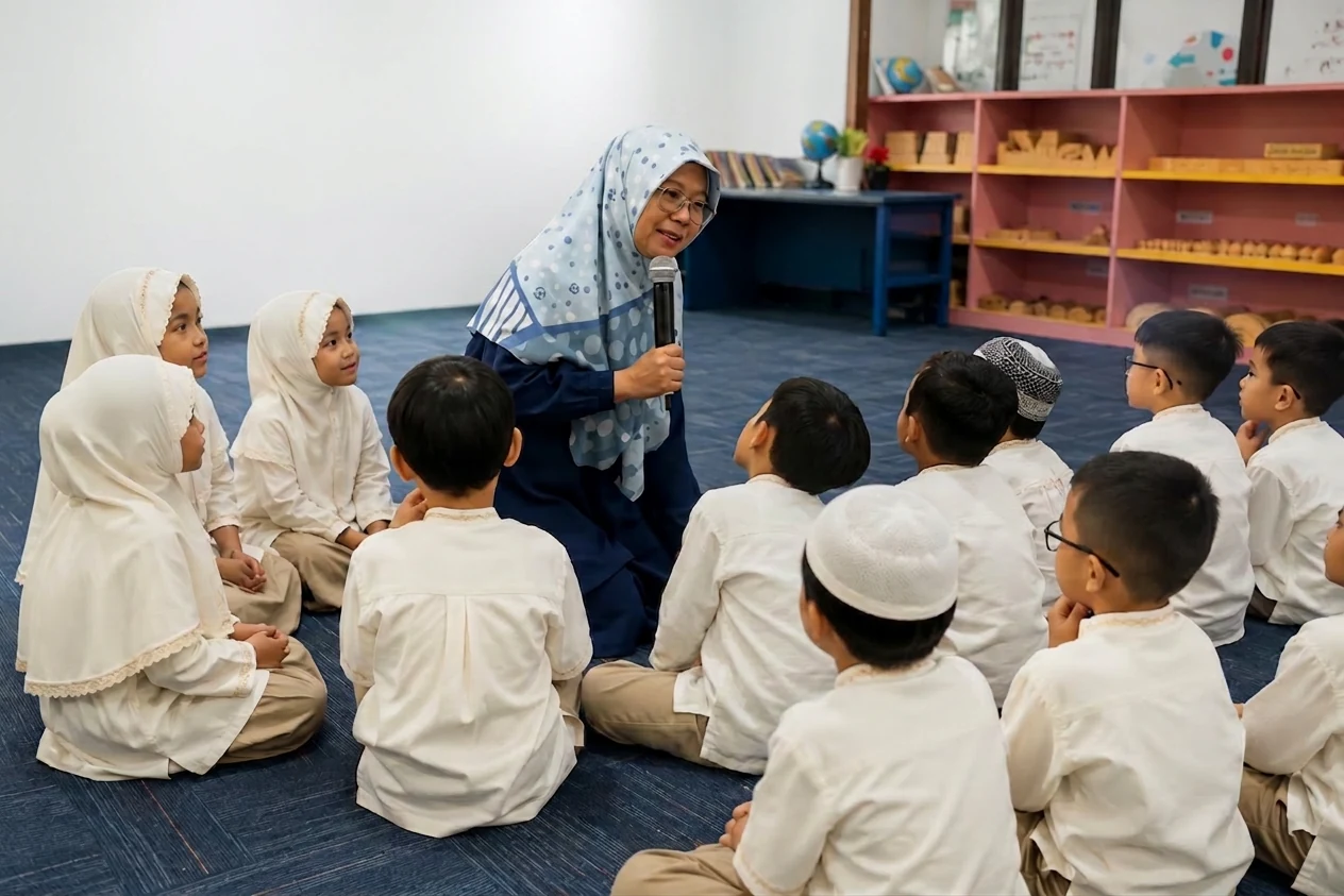 Ruang kelas tematik TK Al-Azhar