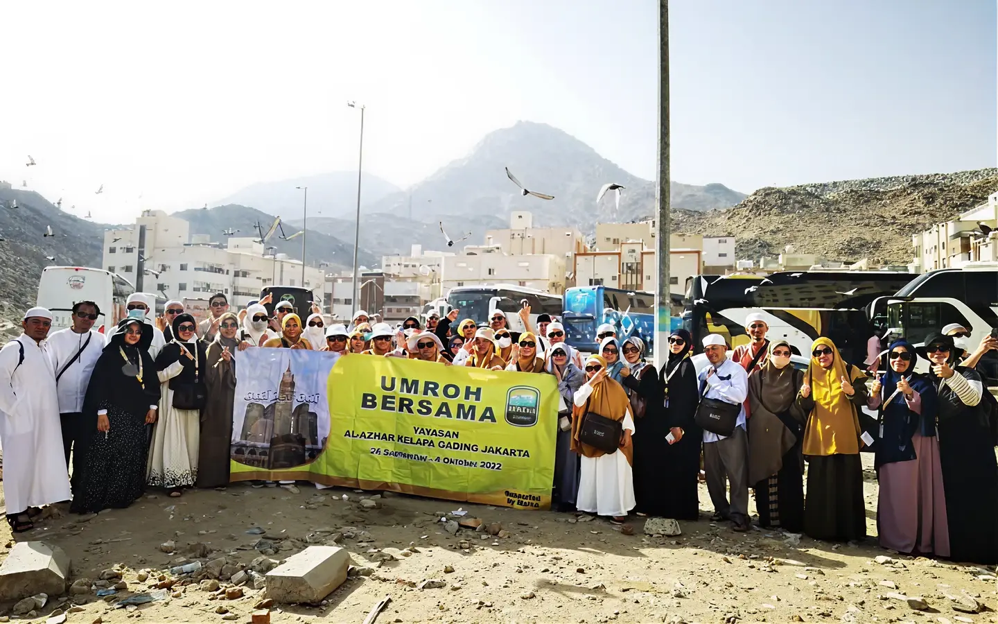 Perjalanan umroh bersama Alazka Journey