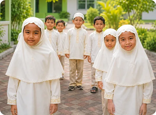 Siswa-siswi Taman Kanak-Kanak Alazka