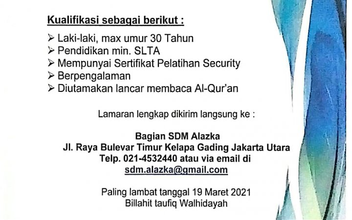 LOKER ALAZKA